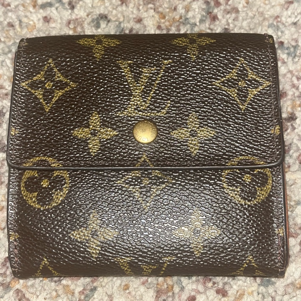 Louis Vuitton Brown and Gold Monogram Wallet